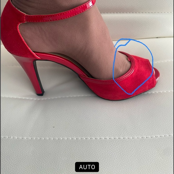 GLO JEANS Red Heel Shoes - Picture 6 of 8